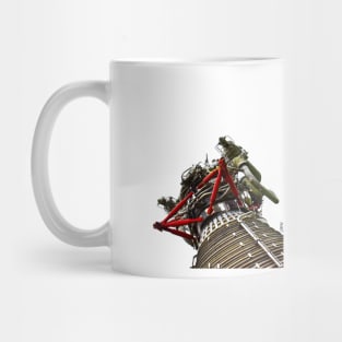 space rocket motor engine ecopop architectural photograph Mug